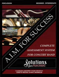 AIM for Success, Book 1 Percussion band method book cover Thumbnail